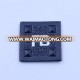 High quality black no minimum custom leather jeans sticker patch