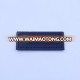 High quality blue Small leather patch for clothing