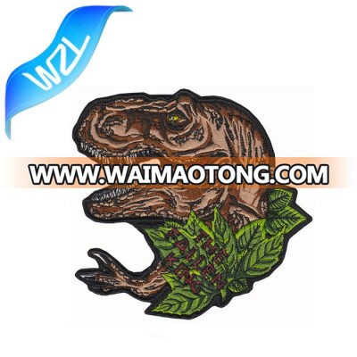 Dinosaur embroidery brand patches for clothing