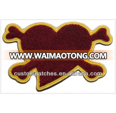 Wholesale Heart Uniform Chenille Patches