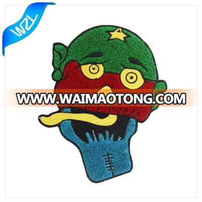 2018 custom embroidered chenille patches for clothing