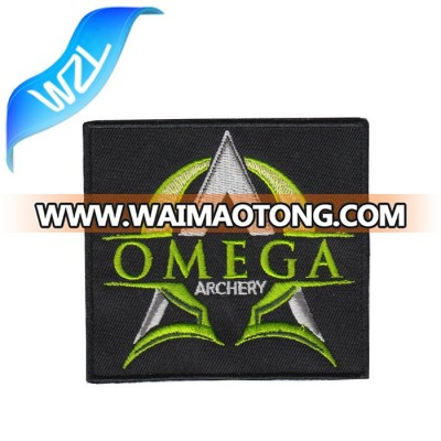 Omega embroidery blank patches for sublimation