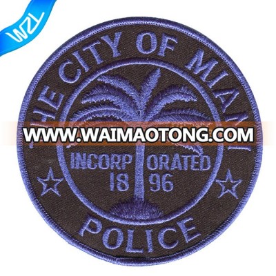 Police Crest Sew on Embroidery Patch