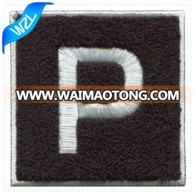 Customized chenille letter/ Number patches