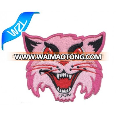 Pink panther iron on custom chenille patches